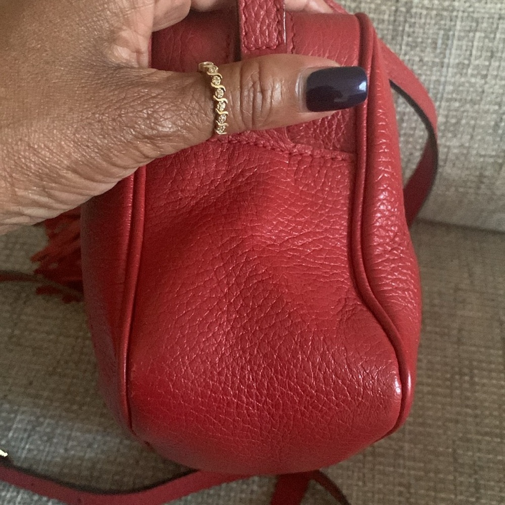 ♥️💄💋Authentic GUCCI Red Soho Disco Crossbody💋💄❤️ - Picture 5 of 13